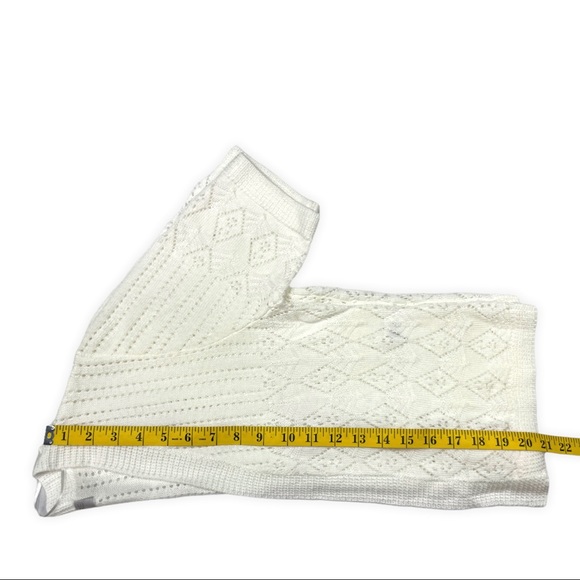 Lightweight Pointelle Knit Cardigan 1/2 Sleeve - Picture 8 of 9